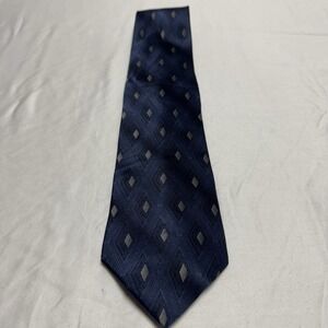 Sabatini 100% Silk Blue Tie With A Diamond Pattern